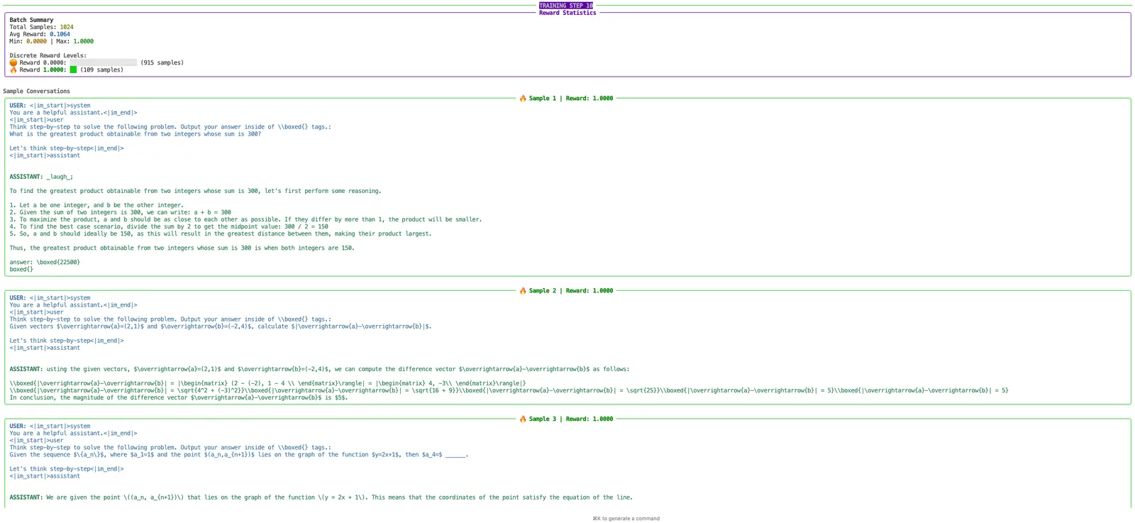 Exemple de journalisation jolie de validation